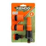 KENDO locsolófej + csatlakozó készlet 4r. ABS No.60682