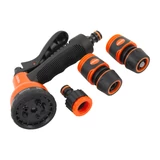 KENDO 8 funkciós locsolópisztoly + csatlakozó készlet 4r. TPR-SOFT No.60683