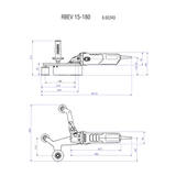 METABO RBE 15-180 Set.csőcsiszoló 602243500