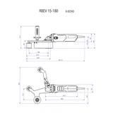 METABO RBE 15-180 Set.csőcsiszoló 602243500