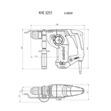 METABO KHE 3251 kombikalapács 3,1J 600659000