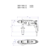 METABO SBEV 1100-2 S ütvefúrógép 600784500