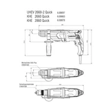 METABO KHE 2660 Quick fúrókalapács 600663500