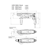 METABO KHE 2660 Quick fúrókalapács 600663500
