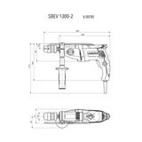 METABO SBEV 1300-2 ütvefúrógép 600785000