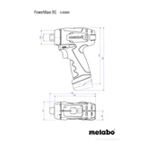 METABO PowerMaxx BS Basic akkus fúró-csavarozó 12V 2x2,0Ah Li-Ion 600984000