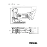 METABO STA 18 LTX 100 akkus szúrófűrész géptest 601002840