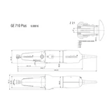 METABO GE 710 Plus egyenescsiszoló 600616000