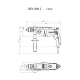 METABO SBEV 1000-2 ütvefúrógép 600783000