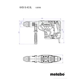METABO KHEV8-45BL SDS-MAX kombikalapács + fúró készlet 600766500