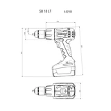 METABO SB 18 LT akkus ütvefúró géptest 602103890
