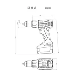 METABO SB 18 LT akkus ütvefúró géptest 602103890