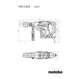 METABO KHEV 5-40 BL SDS-Max kombikalapács 600765500