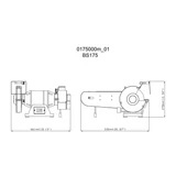 METABO BS 175 kombinált köszörű-csiszológép 601750000