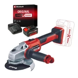 EINHELL AXXIO SOLO Akkus sarokcsiszoló 125mm 4431140 - PXC Li akku+töltő 18V 4,0Ah Starter Kit 4512042 (Tavaszi akciós csomag)
