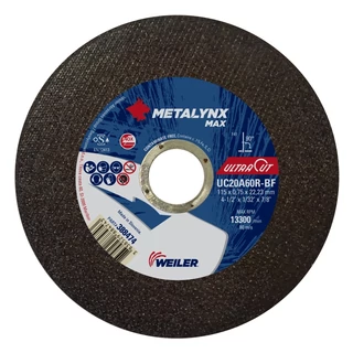 METALYNX MAX UltraCut INOX vágókorong d125x1,0x22,2 UC20A60R-BF 10db Metalbox