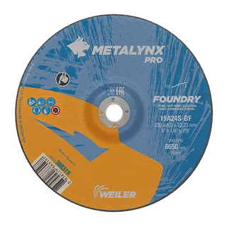 METALYNX PRO FOUNDRY tisztítókorong 230x6,5x22,2 19A24S-BF