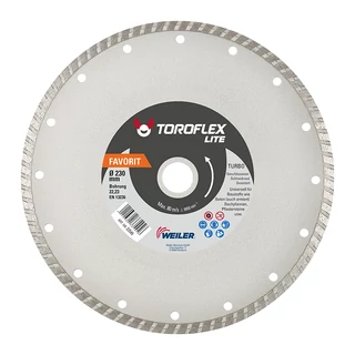 TOROFLEX FAVORIT TURBO gyémánttárcsa 125x22,2/SH8