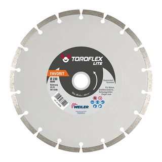 TOROFLEX FAVORIT SINTER gyémánttárcsa 230x22,2/SH8