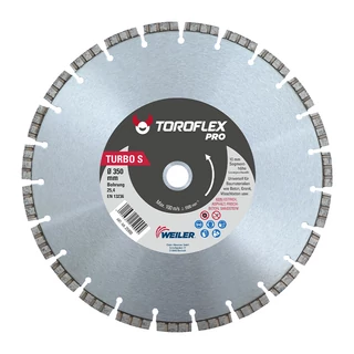 TOROFLEX TURBO LASER gyémánttárcsa 350x25,4/SH10