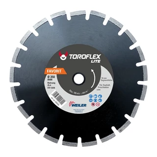 TOROFLEX FAVORIT aszfalt gyémánttárcsa d350x25,4/SH10