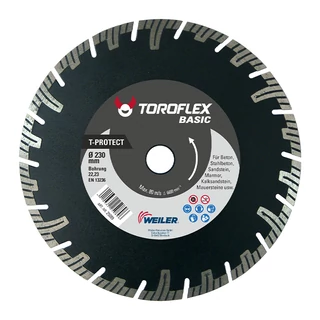 TOROFLEX BASIC T-PROTECT gyémánttárcsa 125x22,2/SH7