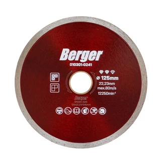 BERGER csempe gyémánttárcsa 125x22,23/SH5mm