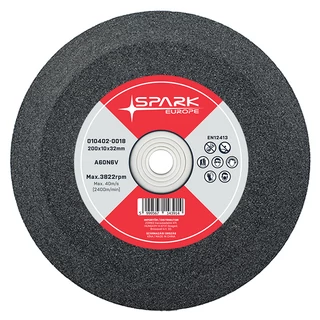 SPARK fűrészélező köszörűkorong szürke d200x10x32/25/20/16 A60N6V-40m/s F1B