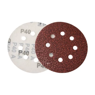 Z-TOOLS tépőzáras csiszolólap 8 lyukas 125 P40A