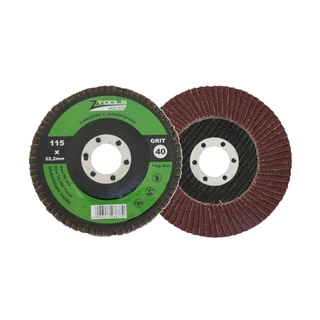 Z-TOOLS lamellás csiszolótányér F27 egyenes 115x22,2 P40A
