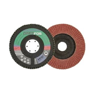 DEERFOS lamellás csiszolótányér F27 egyenes XA167 125x22,2 P80A