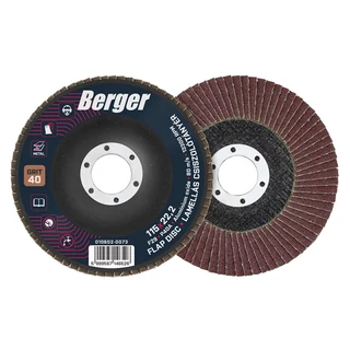 BERGER lamellás csiszolótányér F29 kúpos 115x22,2 P40A