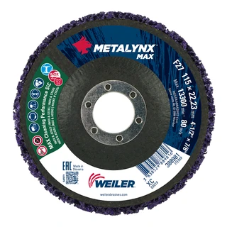 METALYNX MAX CLEAN kemény vlies csiszolótányér 115x22,2 (néger tányér) F27