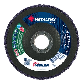 METALYNX MAX CLEAN kemény vlies csiszolótányér 125x22,2 (néger tányér) F27