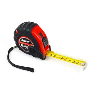 BERGER mérőszalag, gumírozott 8mx25mm