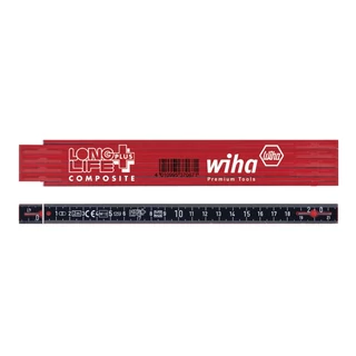 WIHA Longlife Plus Composite csuklós mérce 2m 4102005/No.37067