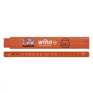 WIHA Longlife Electric villanyszerelő csuklós mérce 2m 4102008/No.42068