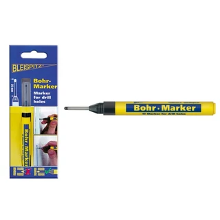 BLEISPITZ furatközpont jelölőfilc fekete (hegy: d2,0x25mm) No.0587
