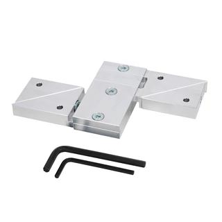 TOVARNA Kovine ölesléc-toldóadapter 100x18mm téglalap profilhoz