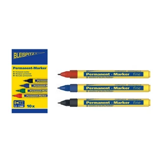 BLEISPITZ jelölőfilc d1,0mm piros 10db No.0754