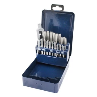 Kézi menetfúró készlet 21+1r. HSS M3-M12 C126