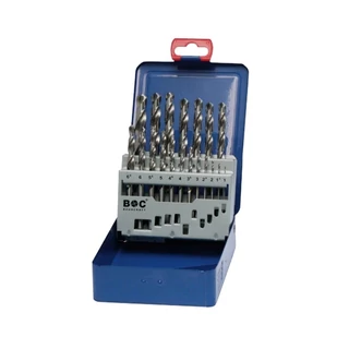 BOHRCRAFT csigafúró készlet HSS-G 19r. 1,0-10,0/0,5 MG10 Metal-Box