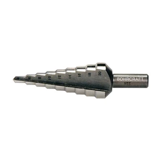 BOHRCRAFT lépcsős lemezfúró HSS 4-30/2mm 14 lépcsős No.3A