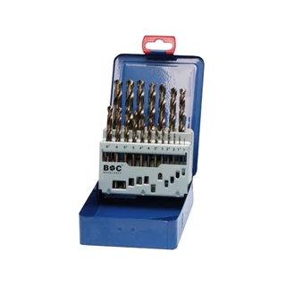 BOHRCRAFT csigafúró készlet HSS-E Co5 19r. 1,0-10,0/0,5 ME10 Metal-Box