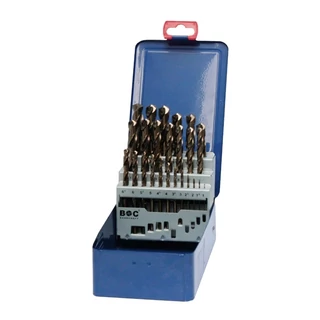 BOHRCRAFT csigafúró készlet HSS-E Co5 25r. 1,0-13,0/0,5 ME13 Metal-Box