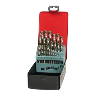 BERGER csigafúró készlet HSS-G 25r. 1,0-13,0/0,5 Metal-Box