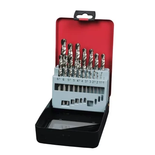 BERGER csigafúró készlet HSS-G 19r. 1,0-10,0/0,5 Metal-Box