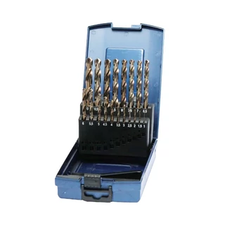 BOHRCRAFT csigafúró készlet HSS-E Co5 19r. 1,0-10,0/0,5 KE10 ABS-Box