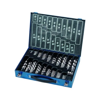 BOHRCRAFT csigafúró készlet HSS-G 170r. 1,0-10,0/0,5 MG170 Metal-Box