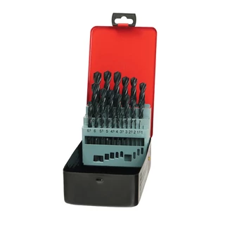 BERGER csigafúró készlet HSS-R 25r. 1,0-13,0/0,5 Metal-Box